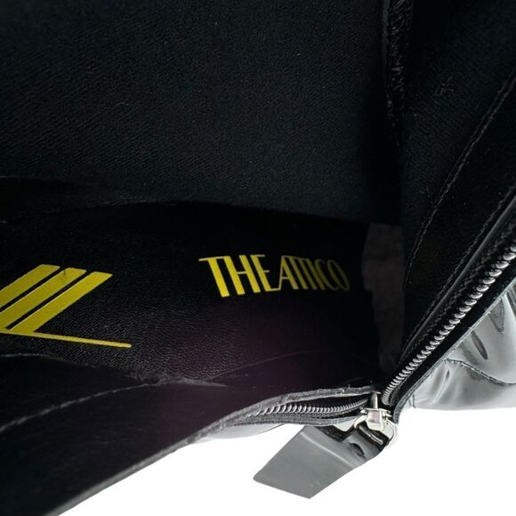 NEW The Attico Cheope Patent Leather Stretch Thigh Boots Size 5.5 - Picture 11 of 13